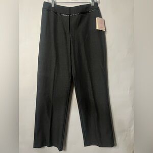 Liz Claiborne Sport Charcoal Gray Audra Trousers Pant Size 8 NWT